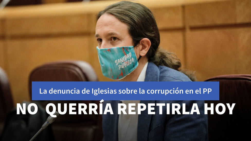 La comparecencia sobre la corrupción en el PP que Pablo Iglesias no querría repetir ahora