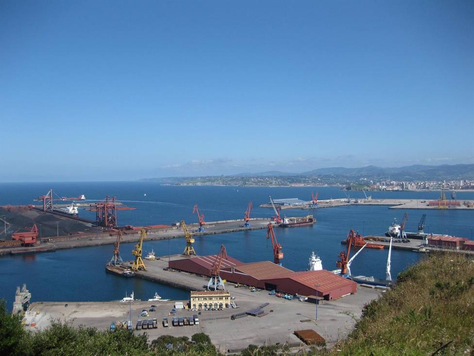 Foto exportaciones asturianas por el Puerto de El Musel