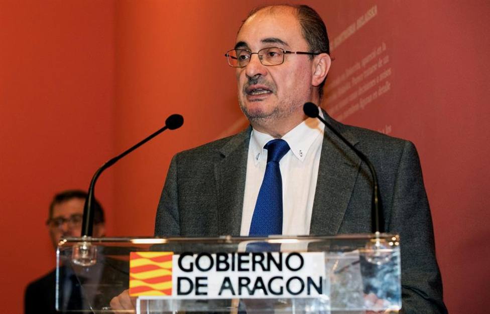 El presidente de Aragón Javier Lambán