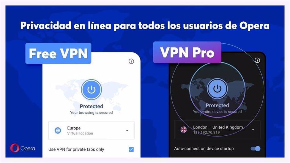 Internet: Opera lanza el servicio de suscripción VPN Pro para dispositivos Android