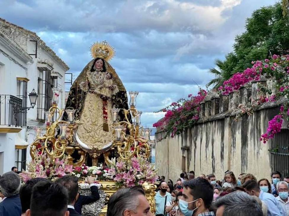 La Patrona de Bornos en Jerez, por la Inmaculada: Seminario, Catedral, Santo Domingo...