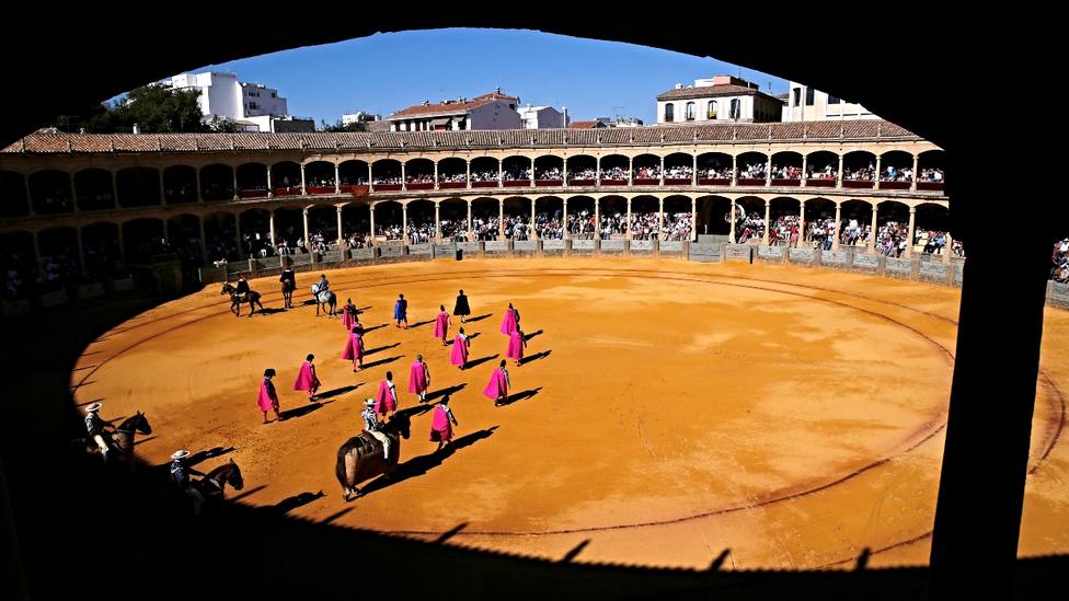 Paseíllo en la Real Maestranza de Caballería de Ronda (Málaga)