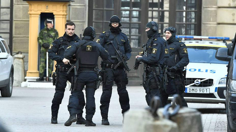 La policía de Estocolmo acordona la zona