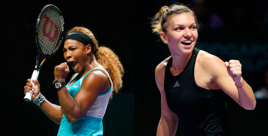 Serena Williams y Simona Halep se medirán por el título en Singapur.