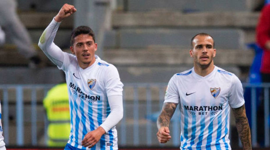 Pablo Fornals celebra un gol junto a Sandro