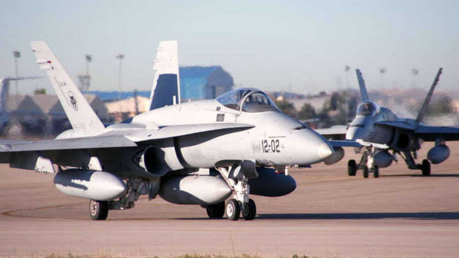 aviones F-18 del Ejército del Aire