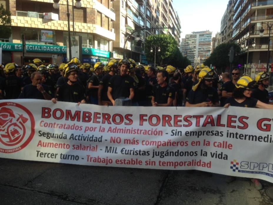 Manifestación en Colon
