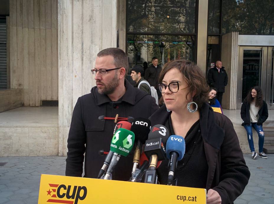 La CUP reprocha a PP y Cs no negarse a pactar con Vox y los responsabiliza de su resultado