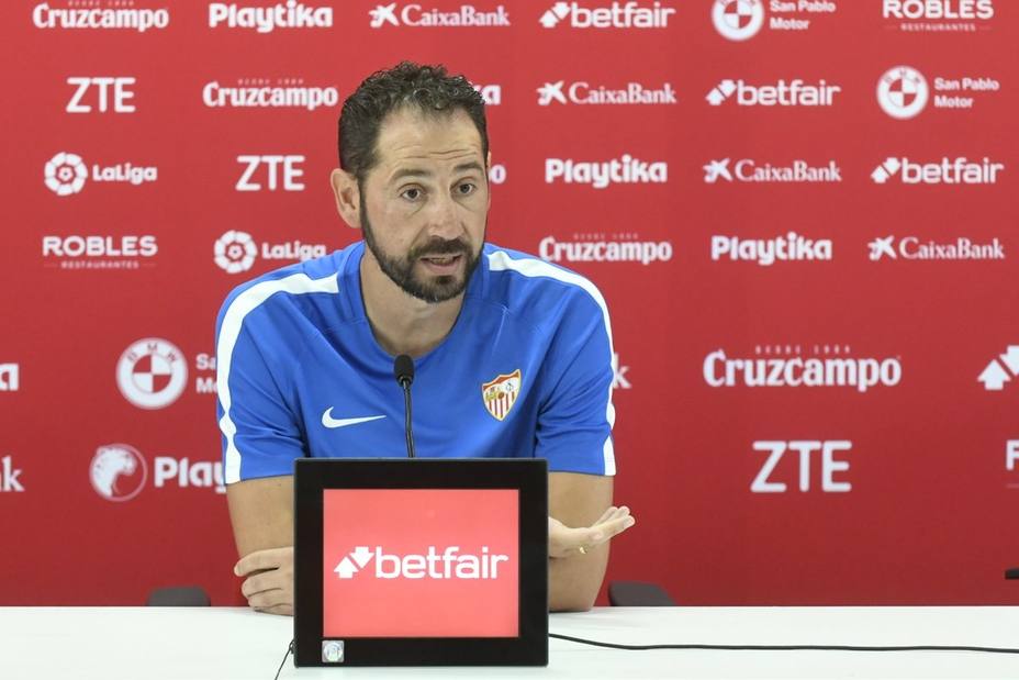 Pablo Machín: Debemos ganar al Krasnodar para mantener la opción de dar grandeza al Sevilla