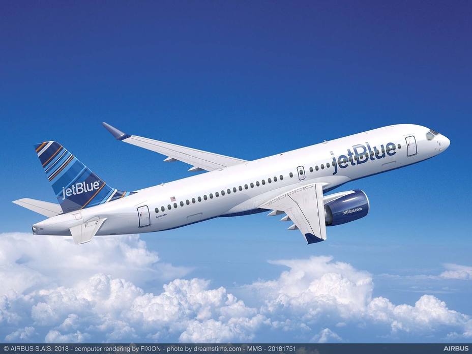 Airbus.- JetBlue compra a Airbus 60 aviones A220-300, valorados en mÃ¡s de 4.830 millones