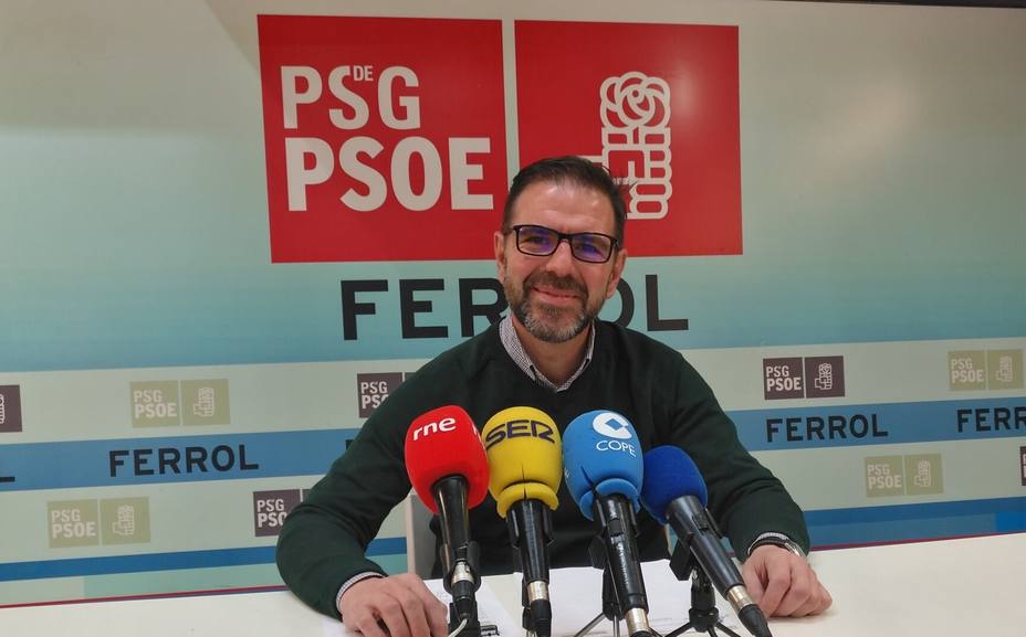 Ángel Mato, candidato del PSOE a la Alcaldía de Ferrol - FOTO: Europa Press
