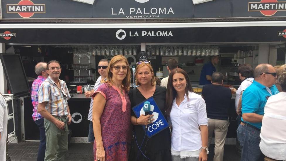 Estamos con la propietaria de La Paloma y con Confitería Camilo de Blas en COPE