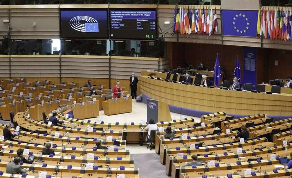 Parlamento Europeo en Bruselas