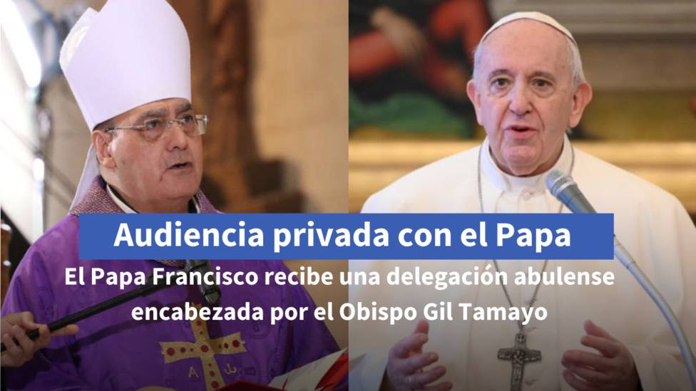 El Papa Francisco recibe en audiencia privada al Obispo de Ávila, Gil Tamayo
