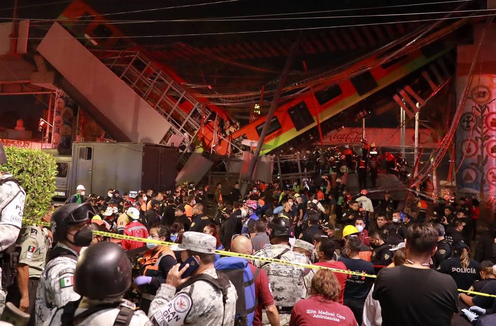 Al menos 15 personas murieron y otras 70 resultaron heridas en un accidente en el metro de México