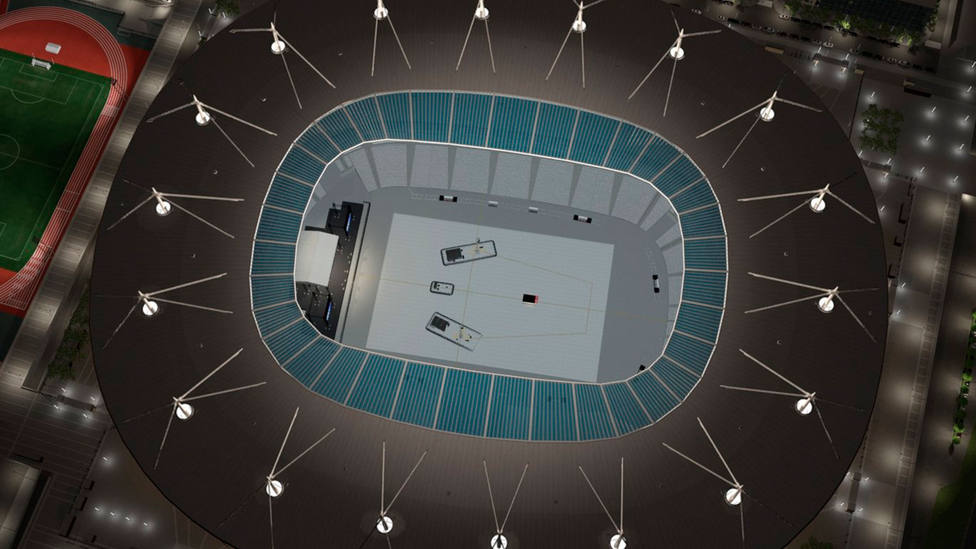 Imagen del Stade de Saint Dennis, en el gráfico de su página web para la compra de entradas