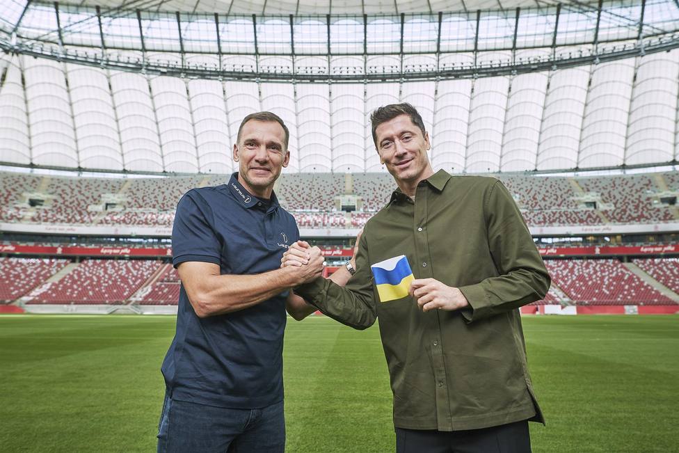 Lewandowski con Shevchenko