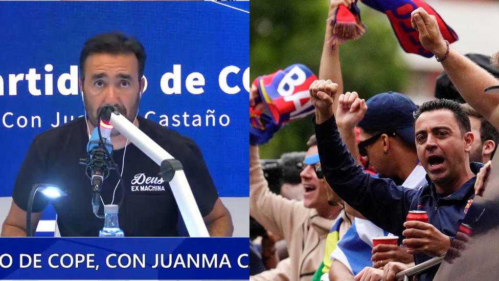 Por una vez ha sido discreto: Juanma Castaño señala la ausencia importante de la celebración del Barça