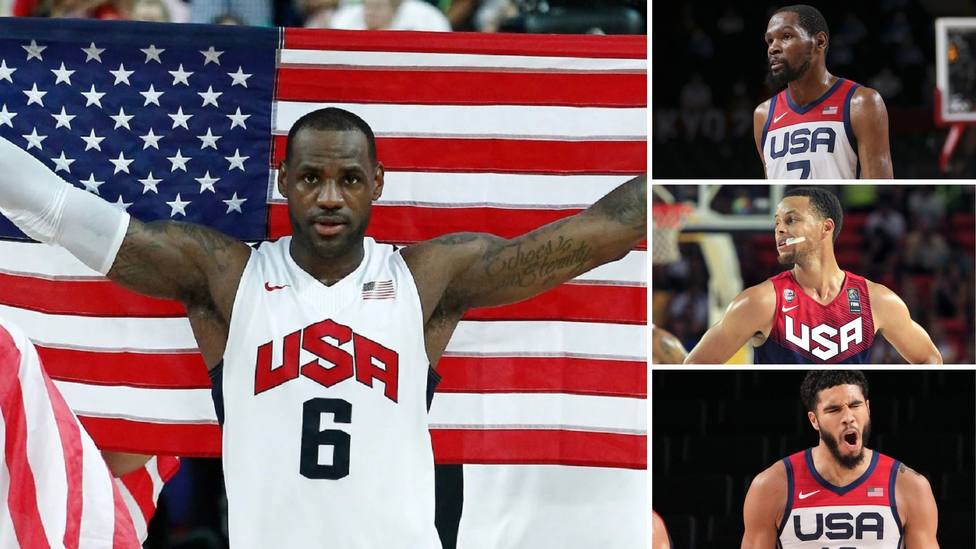 LeBron James, decidido a disputar los Juegos de París con Curry, Durant y Tatum