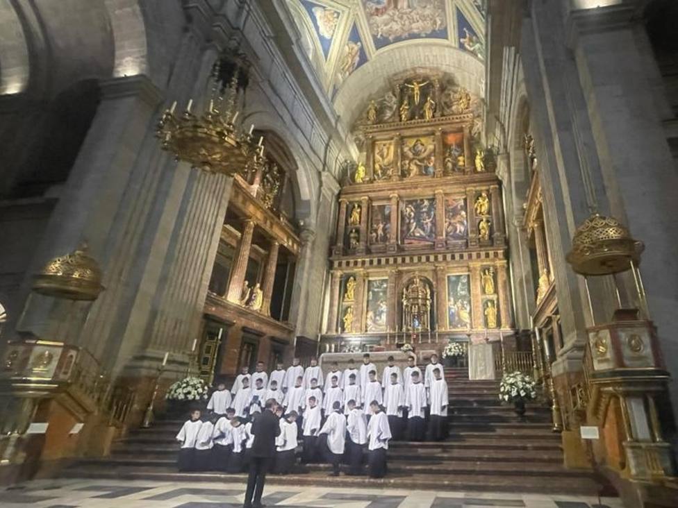 Foto: Escolanía del Monasterio (imagen de archivo)