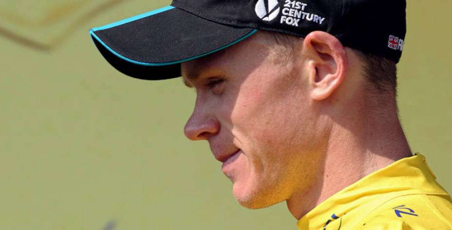 Froome, en el podio del Tour de Francia. Reuters.