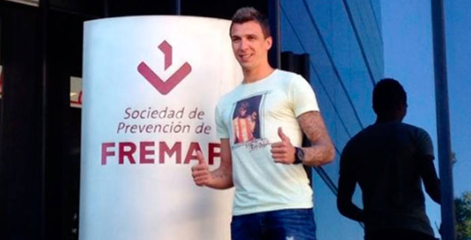 Mandzukic, tras pasar examen médico con el Atlético