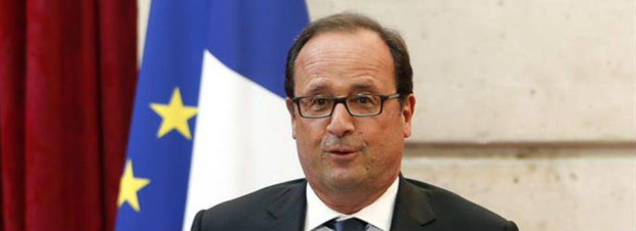 François Hollande en rueda de prensa. FOTO (EFE)
