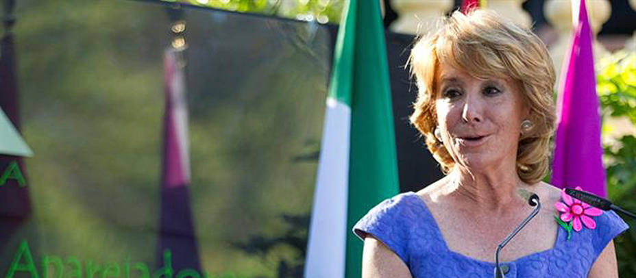 Esperanza Aguirre en el Pregón Taurino de Málaga que pronunció en 2011. EFE