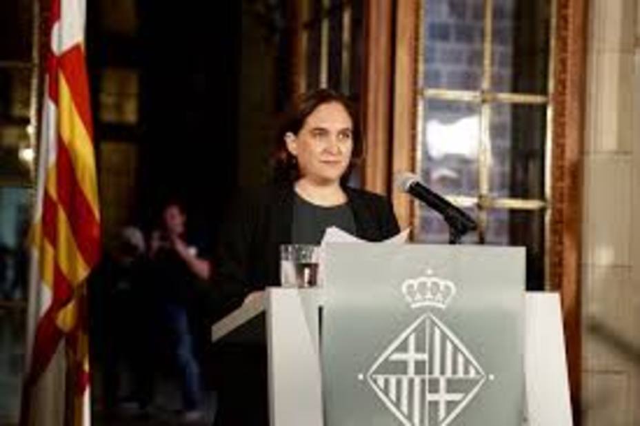 La alcaldesa de Barcelona, Ada Colau