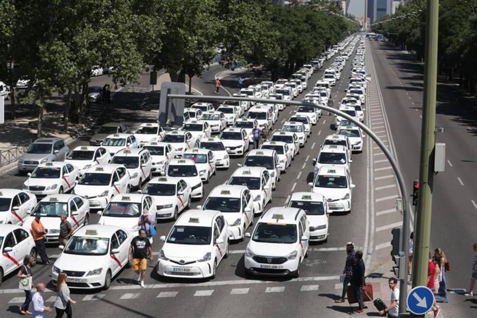 Los taxistas de Madrid desconvocan la huelga que mantenían desde hace 16 días