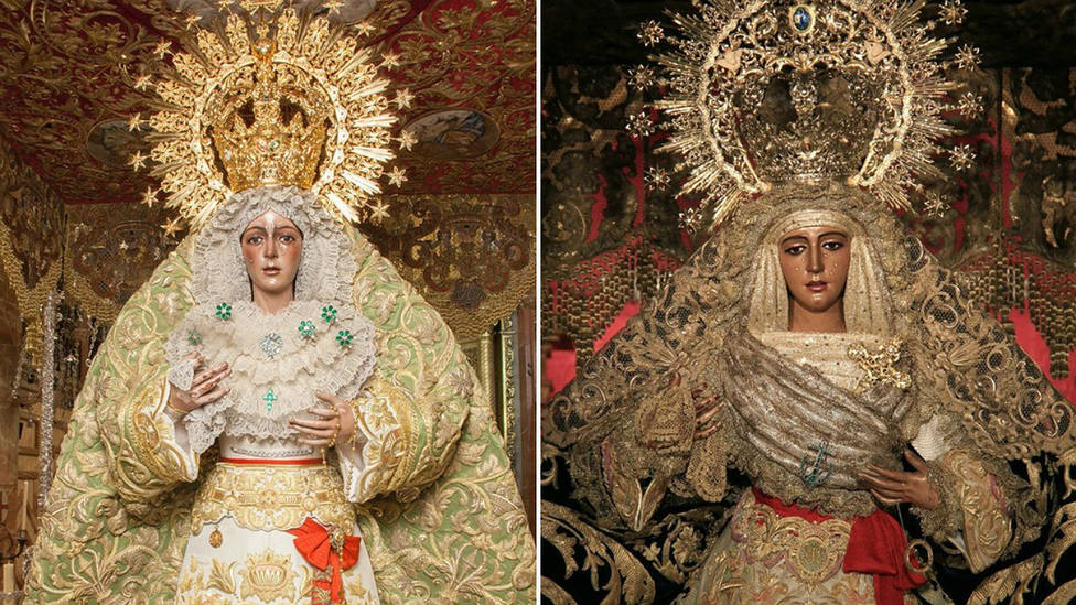La Esperanza Macarena y la Esperanza de Triana, dos devociones toreras de la Semana Santa de Sevilla