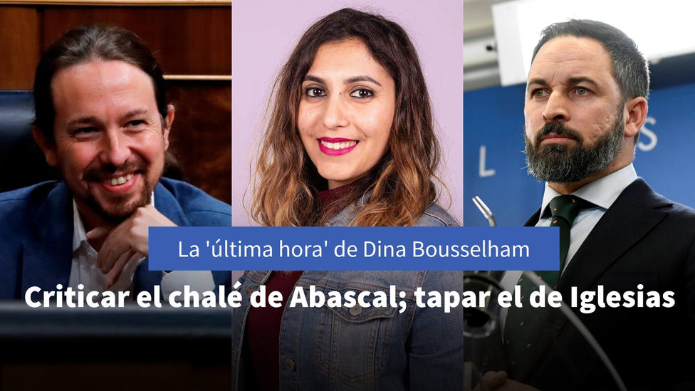 La última hora del periódico de Dina Bousselham: criticar el chalé de Abascal mientras tapa el de Iglesias