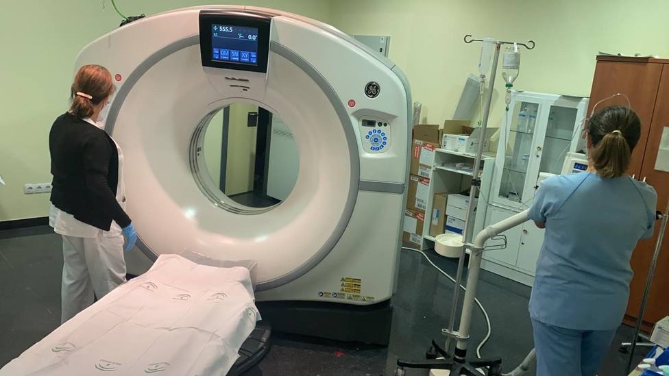El Hospital Valle de los Pedroches instala un equipo de tomografía computarizada del proyecto Huella de Energí