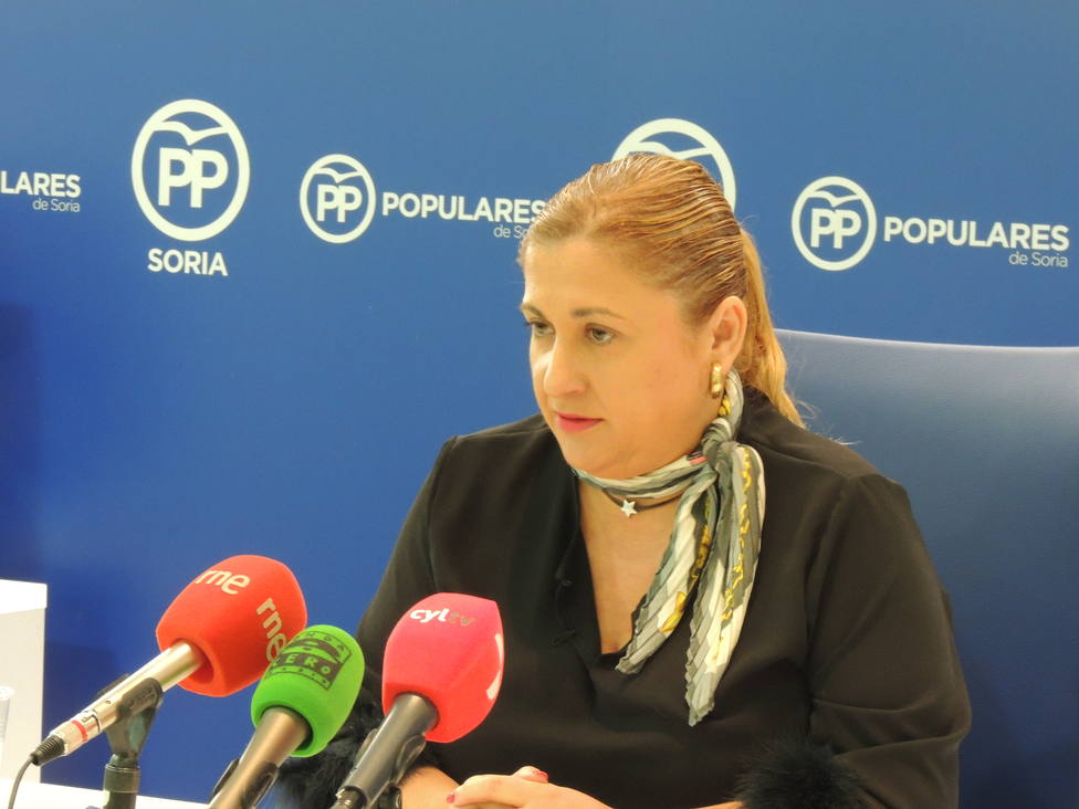 Yolanda de Gregorio, delegada territorial de la Junta en Soria