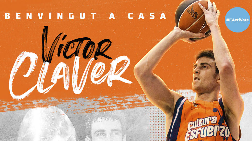 El Valencia Basket ha anunciado el fichaje del Víctor Claver.