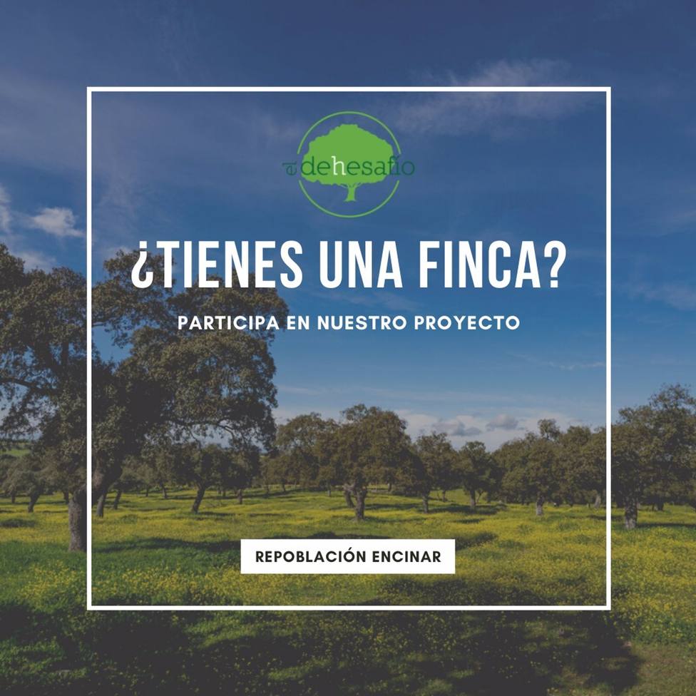 El Dehesafío, patrocinado por Diputación, busca regenerar la dehesa con nuevas encinas y nidales