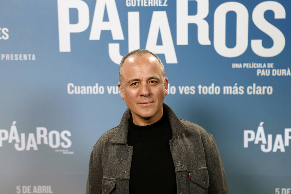 Javier Gutiérrez durante la presentación de la película Pájaros en Madrid - FOTO: EFE / Mariscal