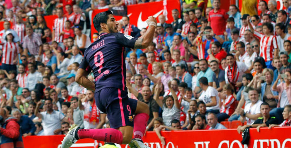 Suárez volvió a marcar con el Barcelona (FOTO - @LaLiga)