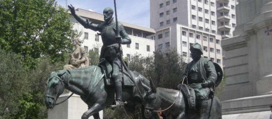Monumento a Cervantes en Madrid