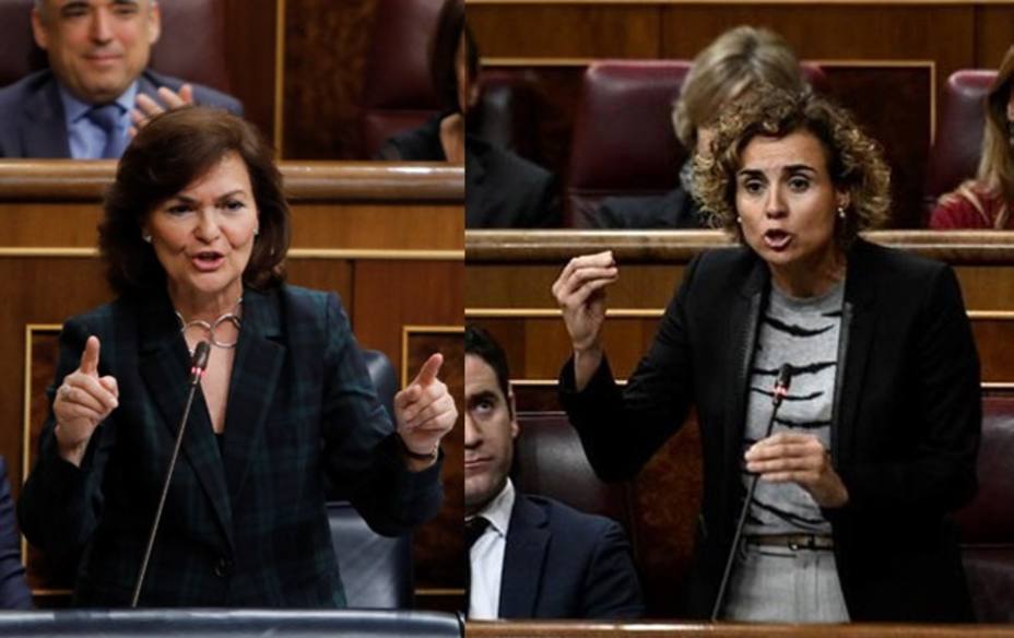 Calvo descalifica las preguntas de control de Montserrat y le afea su gestión como ministra de Rajoy