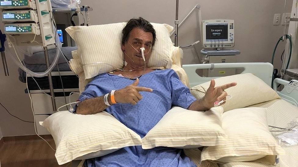 Bolsonaro, tras su operación de abdomen por el apuñalamiento de hace un año: Regrasaré pronto a la cancha