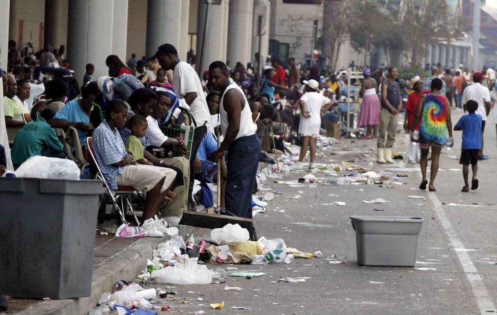 Imagen de archivo de las consecuencias del Huracán Katrina en Nueva Orleans