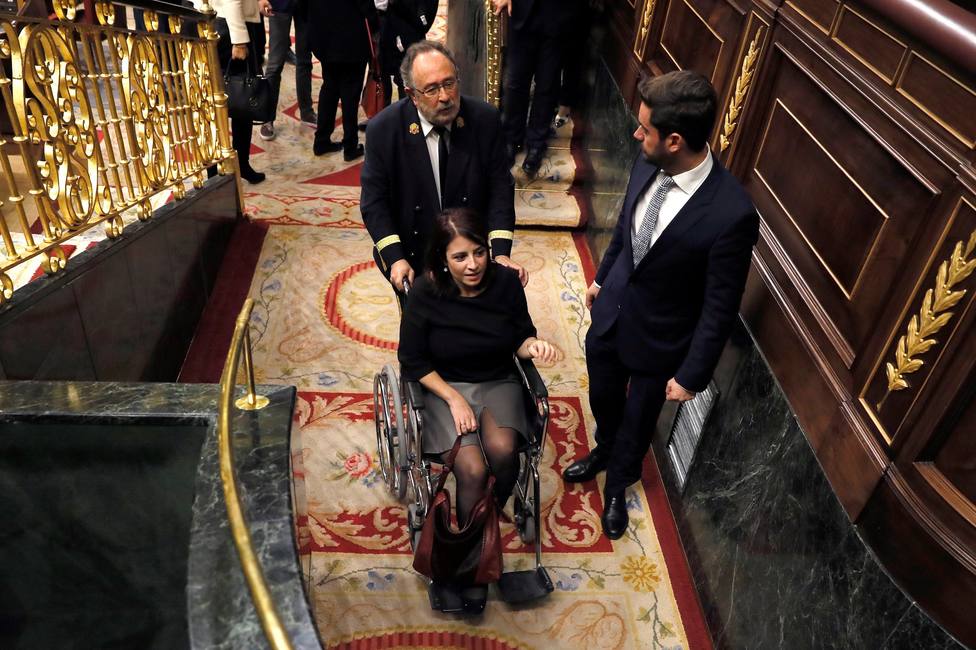 Aplazada la reunión entre PSOE y JxCat por la torcedura de tobillo de Lastra