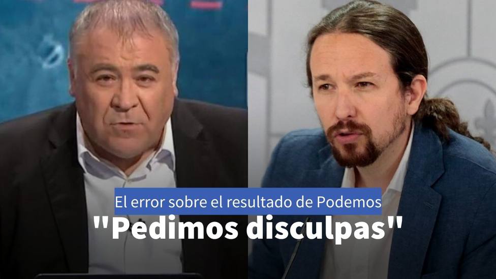 El error en Al Rojo Vivo sobre el resultado de Podemos en Galicia por el que han tenido que pedir disculpas