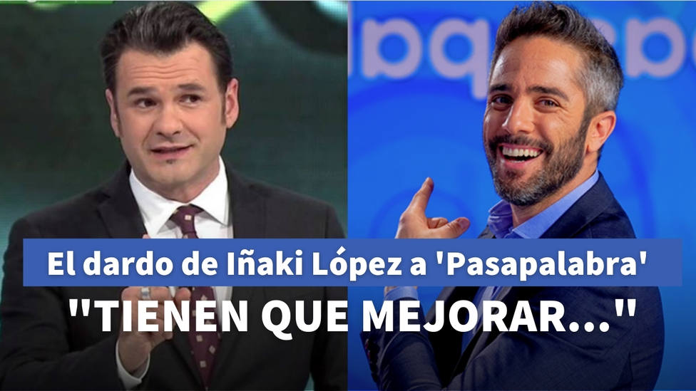 El inesperado dardo de Iñaki López a Pasapalabra: Tienen que mejorar...