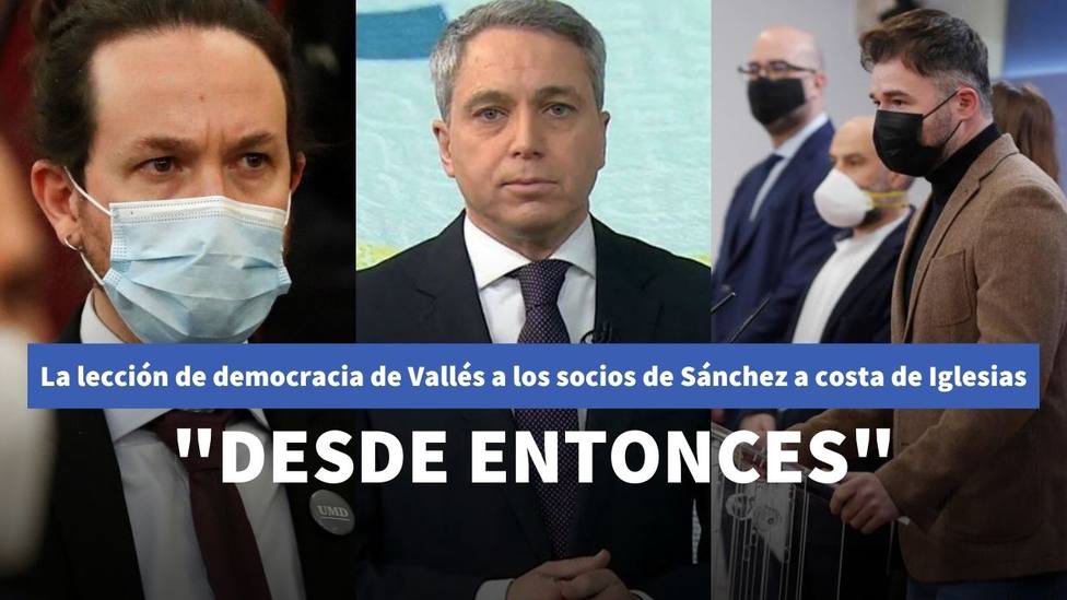 Vicente Vallés da una lección de democracia a los socios de Sánchez a costa de Iglesias: Desde entonces