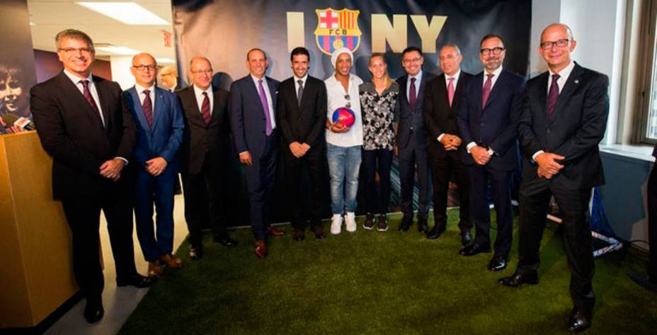 El Barcelona abrió en Nueva York su segunda oficina internacional. Foto: FCB.