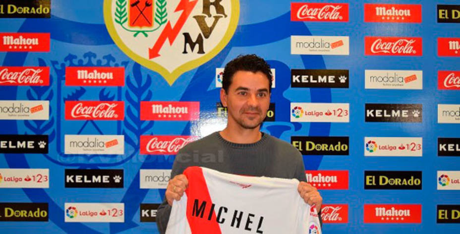 Míchel es el nuevo entrenador del conjunto vallecano. Foto: Rayo Vallecano.