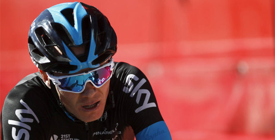 Chris Froome, vencedor del Tour de Francia, durante La Vuelta a España. (Foto: Reuters)