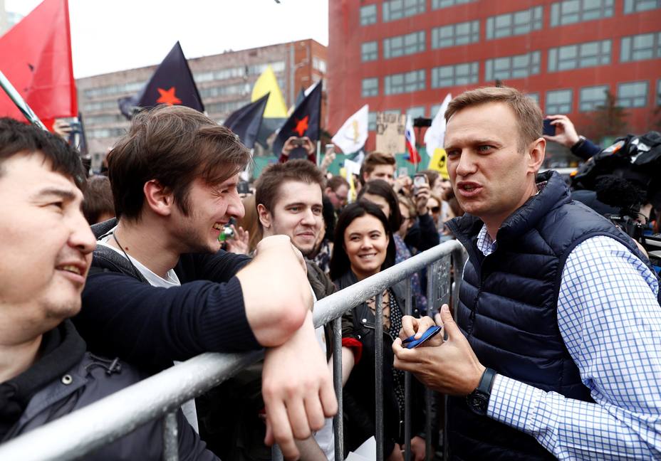 En libertad el opositor ruso Navalni